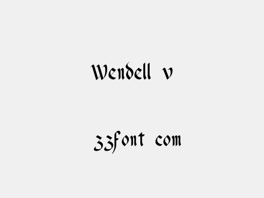 Wendell v1