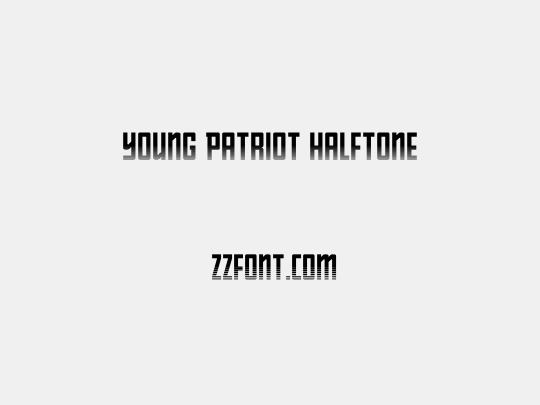 Young Patriot Halftone