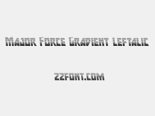 Major Force Gradient Leftalic