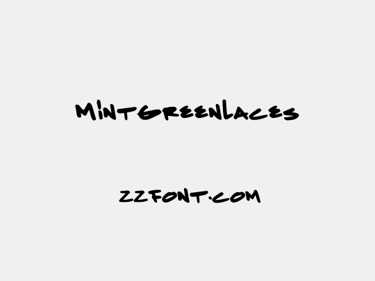 MintGreenlaces