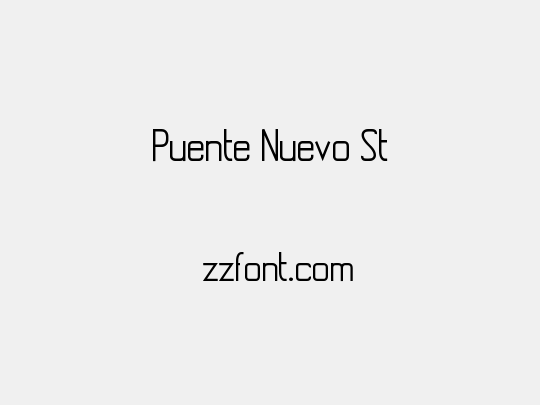 Puente Nuevo St