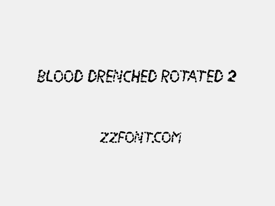 Blood Drenched Rotated 2