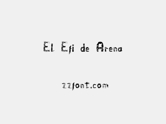 El Efi de Arena