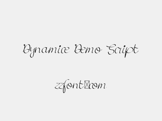 Dynamice Demo Script