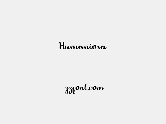 Humaniora