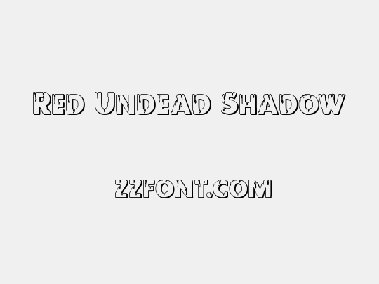 Red Undead Shadow