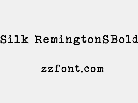 Silk RemingtonSBold