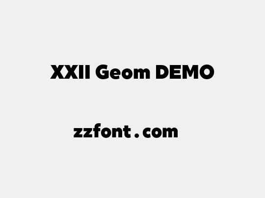 XXII Geom DEMO