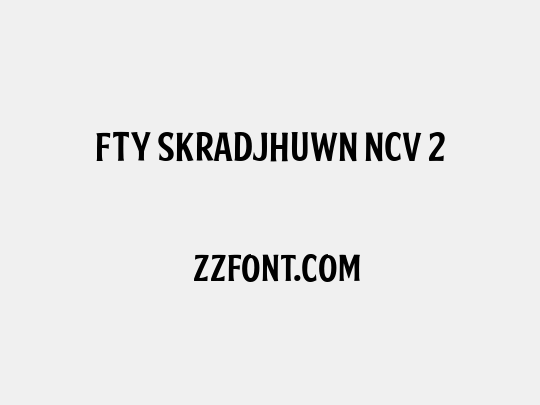 FTY SKRADJHUWN NCV 2