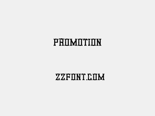 Promotion