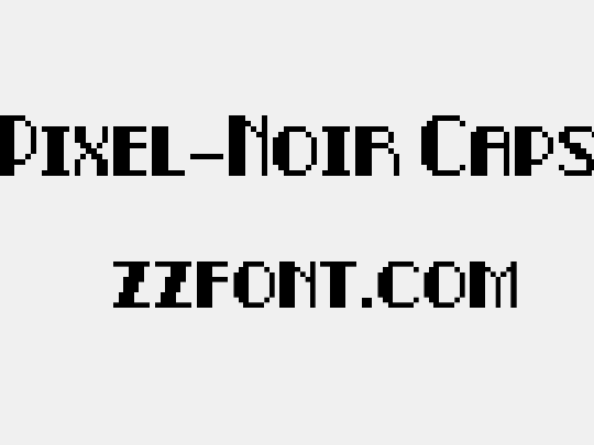 Pixel-Noir Caps