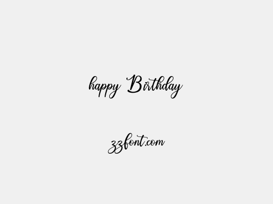 happy Birthday
