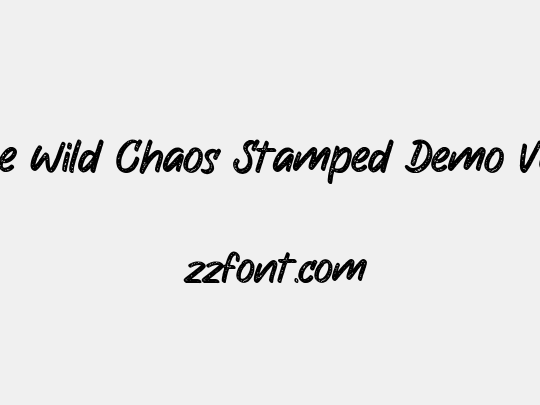 The Wild Chaos Stamped Demo Ver