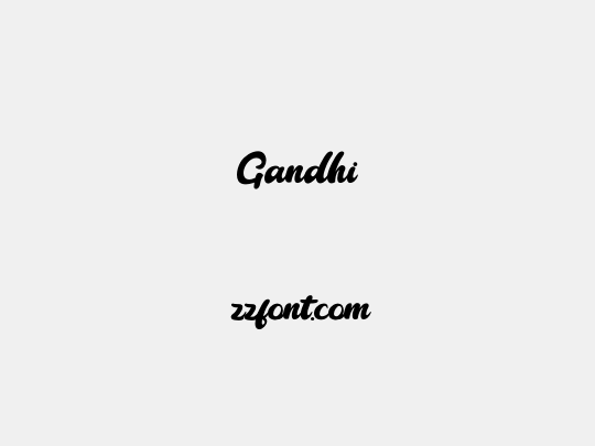 Gandhi