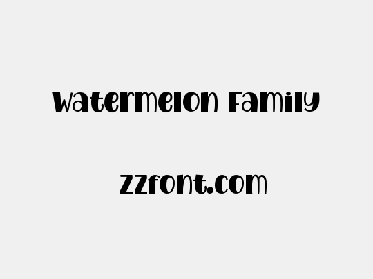 Watermelon Family