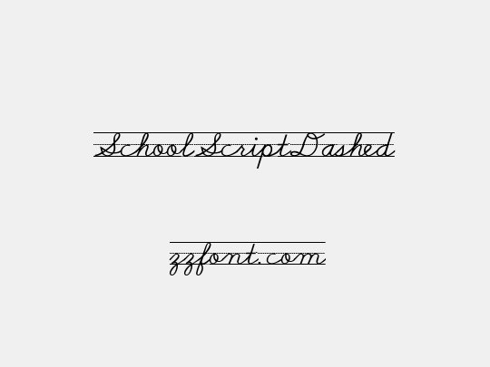 SchoolScriptDashed