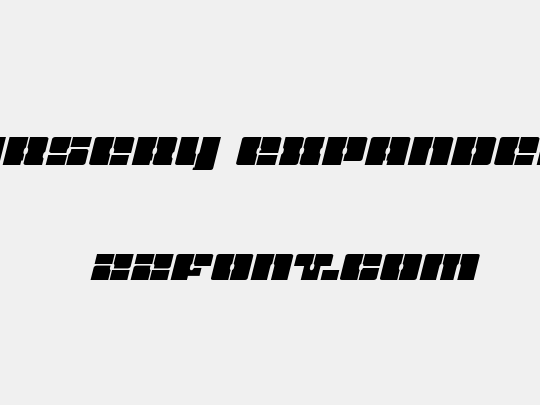 Star Nursery Expanded Italic