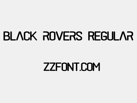 black rovers Regular