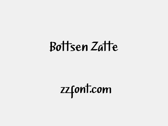 Bottsen Zatte