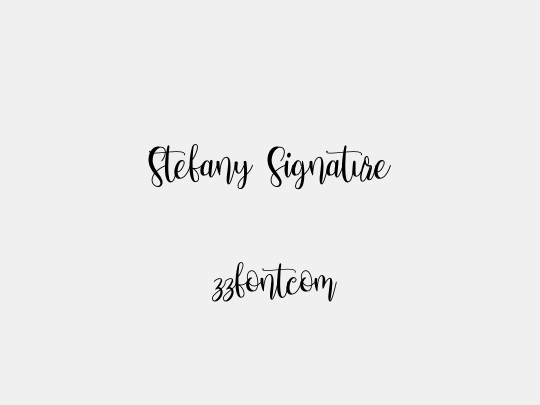Stefany Signature