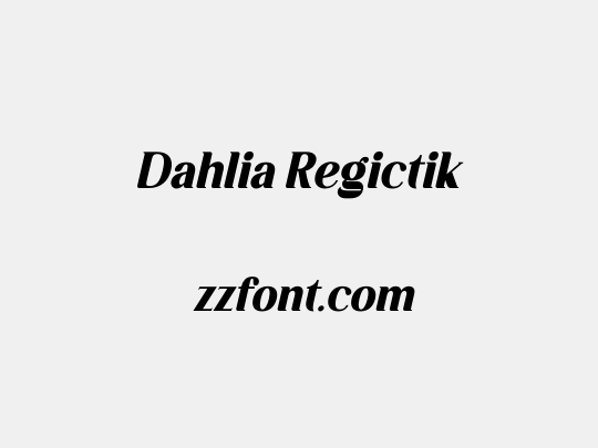 Dahlia Regictik