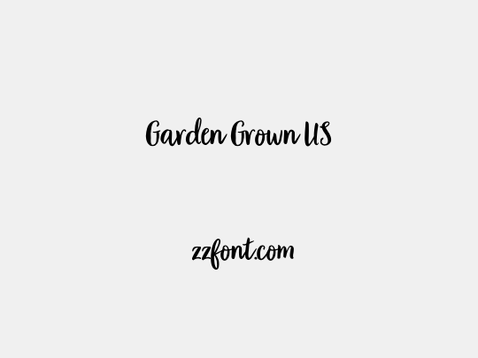 Garden Grown US