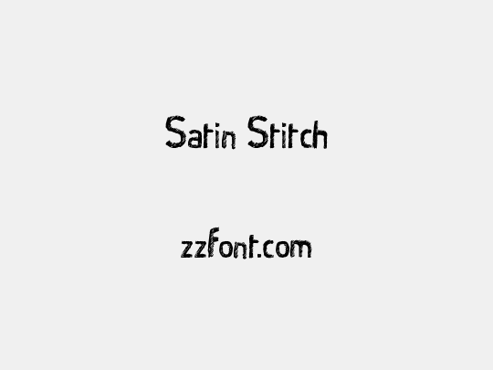 Satin Stitch