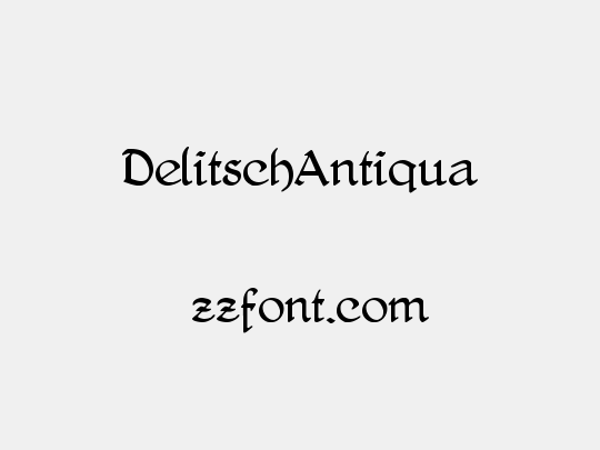 DelitschAntiqua