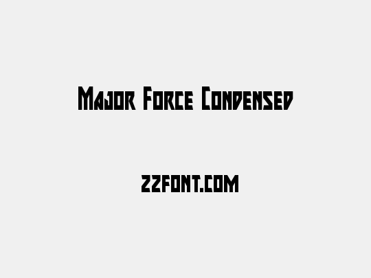 Major Force Condensed