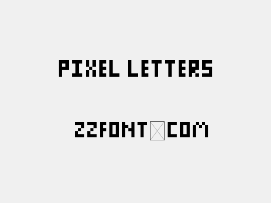 Pixel Letters