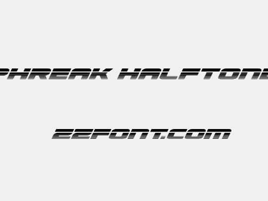 Speed Phreak Halftone Italic