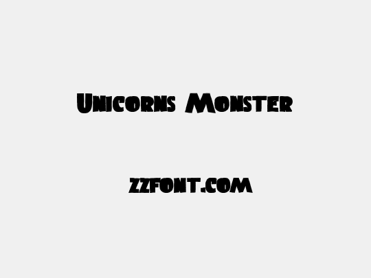 Unicorns Monster