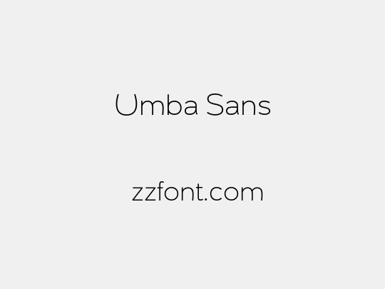 Umba Sans