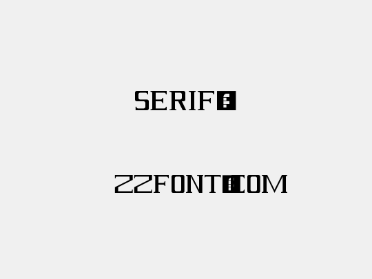 Serif?