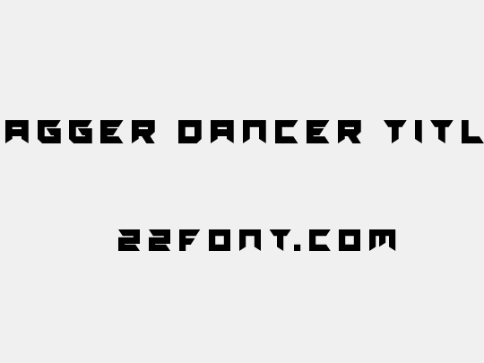 Dagger Dancer Title
