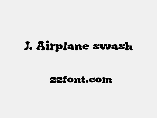 J. Airplane swash