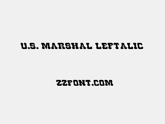 U.S. Marshal Leftalic