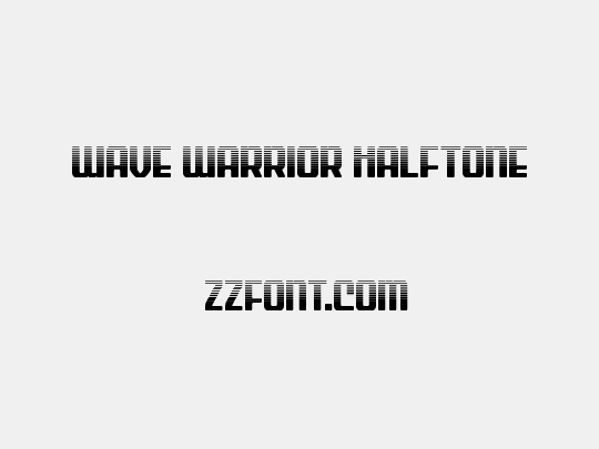 Wave Warrior Halftone