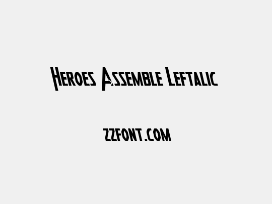 Heroes Assemble Leftalic