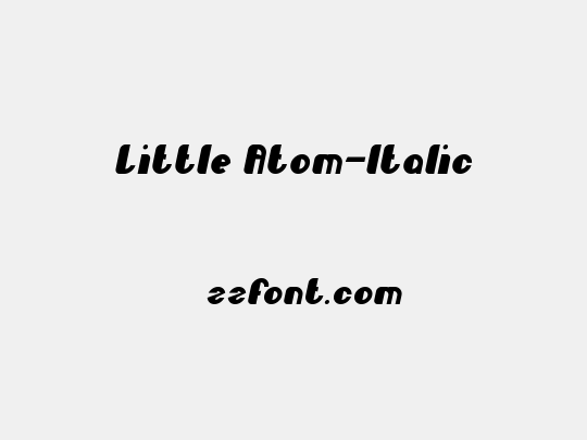 Little Atom-Italic