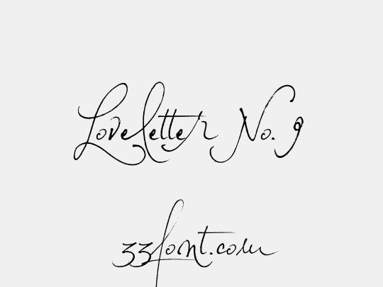 Loveletter No. 9