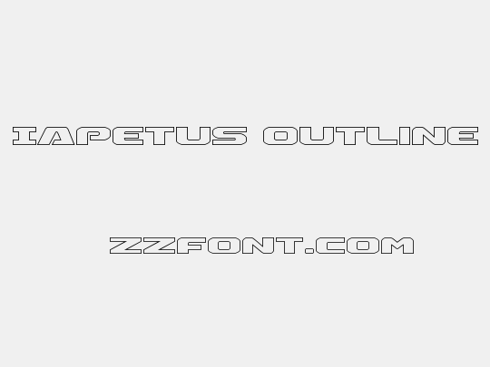 Iapetus Outline