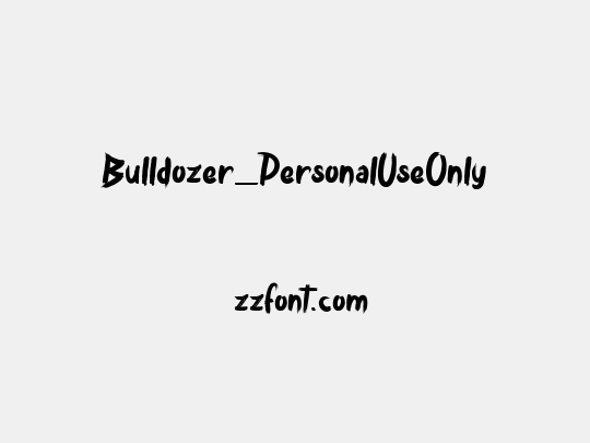 Bulldozer_PersonalUseOnly