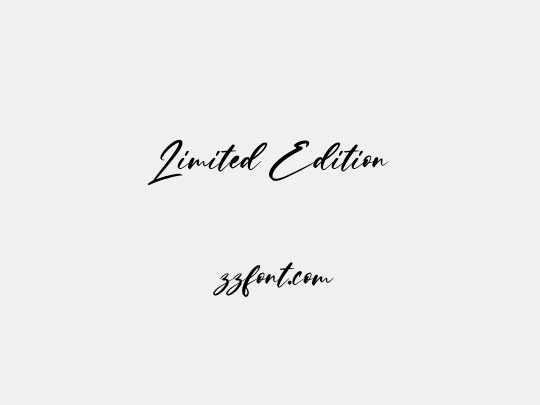 Limited Edition