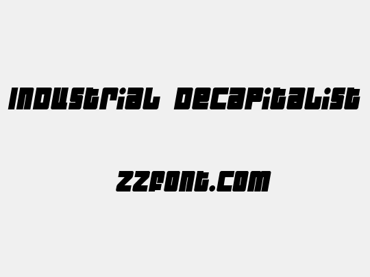 Industrial Decapitalist