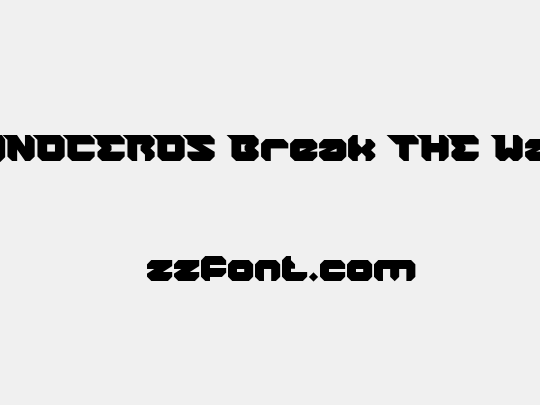 RHINOCEROS Break THE Wall