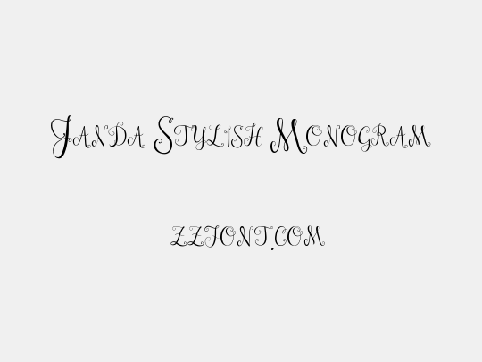 Janda Stylish Monogram