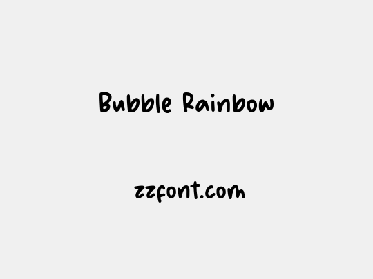 Bubble Rainbow