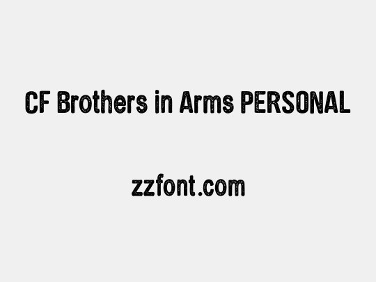 CF Brothers in Arms PERSONAL