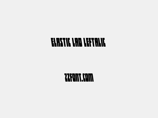 Elastic Lad Leftalic